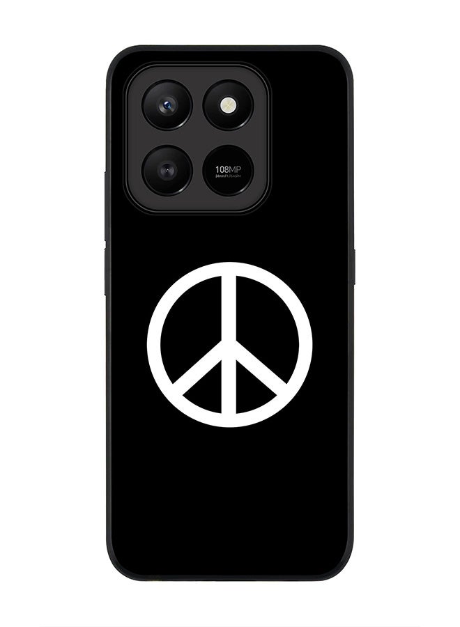 For Honor X7d 4G / X7d 5G / 400 Smart Case,Slim fit Camera Protection, Shockproof Thin Phone cover  - Peace Sign
